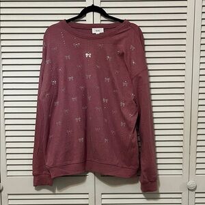 🎀 Fyve Pink Sweatshirt NWOT